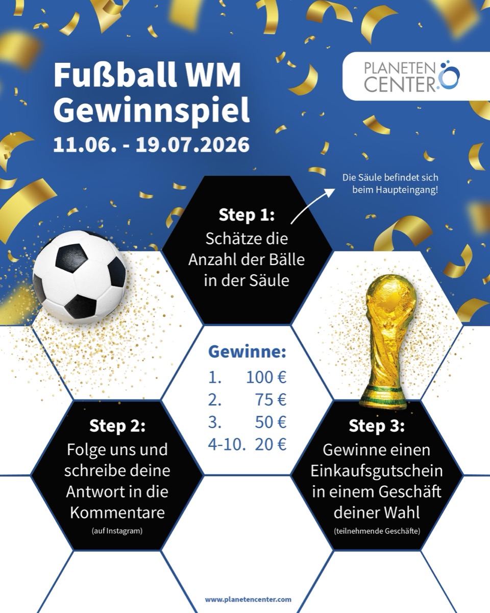 Social Media Post zum WM Gewinnspiel